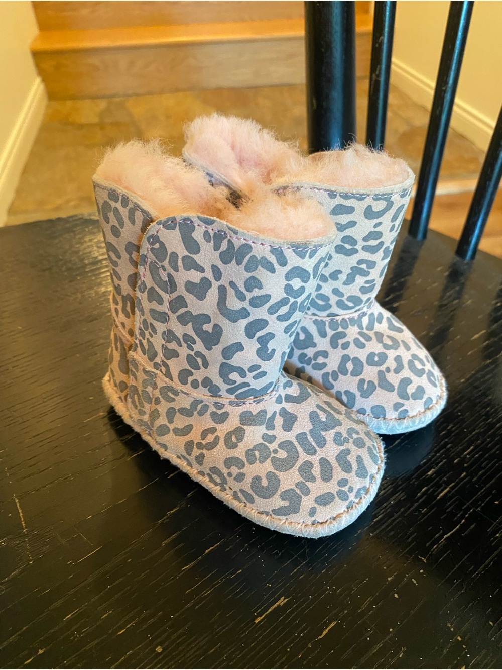 UGG Kids Pink Leopard Boots
